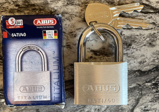 Abus SL 6 Aluminum Padlock Lengthened with Key 40mm 1pcs