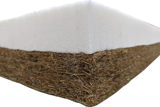 Art Strom Anatomical Mattress Crib with Coconut Fiber & Latex 70cmx140cmx12cm