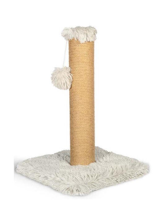 Glee Calypso Soft Cat Scratching Post Pole In Gray Colour 34x34x55 cm