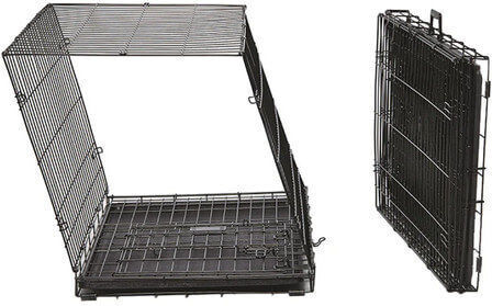Ferplast Dog-Inn Dog Wire Crate with 2 Doors Steel Black 64.1x44.7x49.2cm