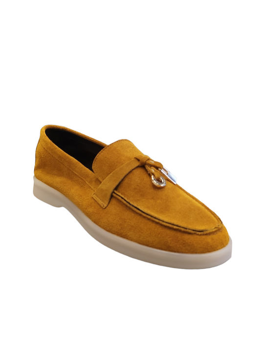 Sante Γυναικεία Loafers σε Κίτρινο Χρώμα