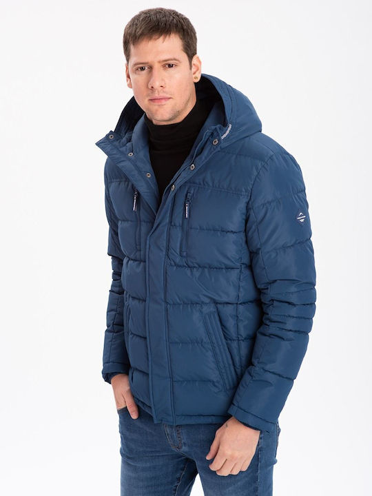 Volcano J‑VENTUS Men's Insulated Winter Jacket - Denim Blue