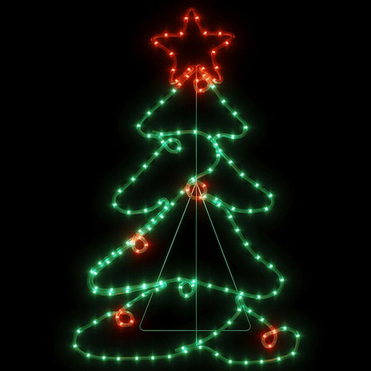 Christmas Decorative Illuminated Plastic Tree Light Tube 88cm IP44 Electric