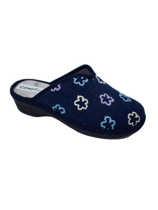 Comfy Anatomic Anatomic Women's Slippers In Navy Blue Colour