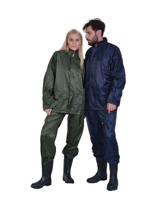 Ergo Waterproof and Windproof Work Suit Green