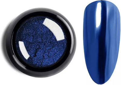 UpLac Mirror Effect Dark Dekopulver für Nägel in Blau Farbe