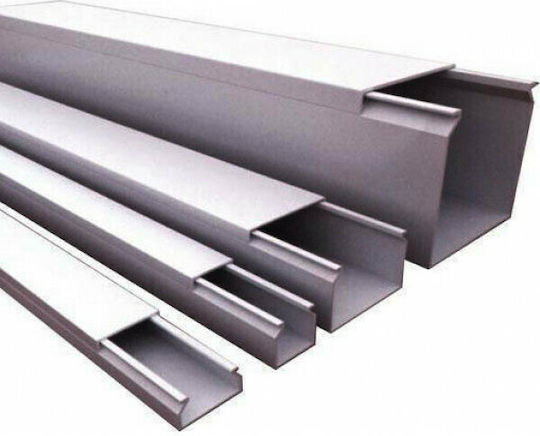 Eurolamp Κανάλι Καλωδίων από Πλαστικό Carton Box Λευκό 2m