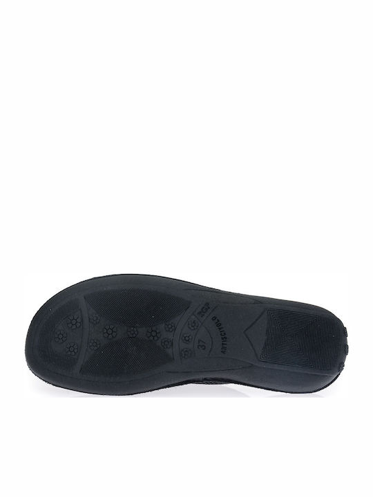 Papuci de Damă de Iarnă Negre