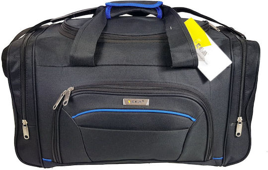 RCM B707B-20 Σακ Βουαγιάζ 37.5lt Μαύρο Υφασμάτινο Μ50xΠ25xΥ30εκ.
