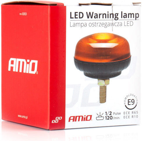 AMiO Auto-Leuchtturm LED 12 / 24V Wasserdicht mit Orange Beleuchtung