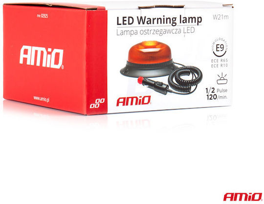 AMiO Auto-Leuchtturm LED 12 / 24V mit Orange Beleuchtung
