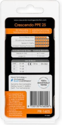 Crescendo Crescendo PPE 25 Gehörschutz mit Kordel