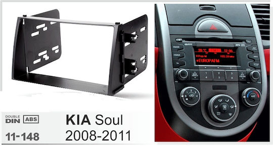 Πρόσοψη 2 Din για Kia Soul 2008-2011