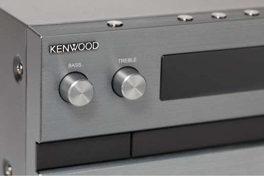 Kenwood Ηχοσύστημα 2.0 M-918DAB-H 100W με CD / Digital Media Player, WiFi και Bluetooth Ασημί