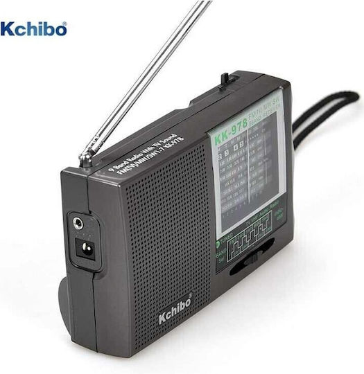 Kchibo ΚΚ-978 Portable Radio Battery Black