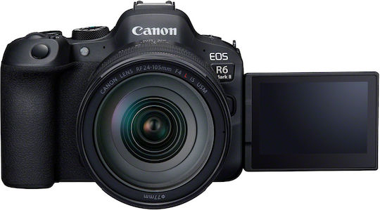 Canon EOS R6 Mark II Mirrorless Φωτογραφική Μηχανή Kit (RF 24-105mm F4L IS USM) Μαύρη