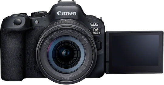 Canon EOS R6 Mark II Mirrorless Φωτογραφική Μηχανή Kit (RF 24-105mm F4-7.1 IS STM) Μαύρη