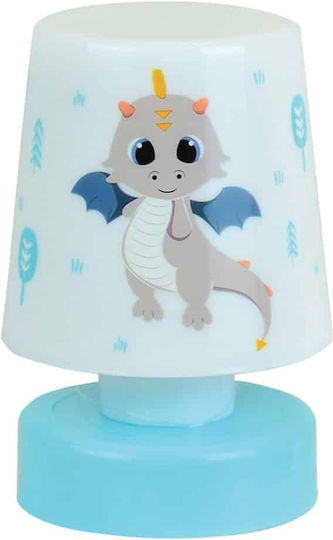 Ango Ango Nursery Night Light LED Leon Dragon Battery Blue
