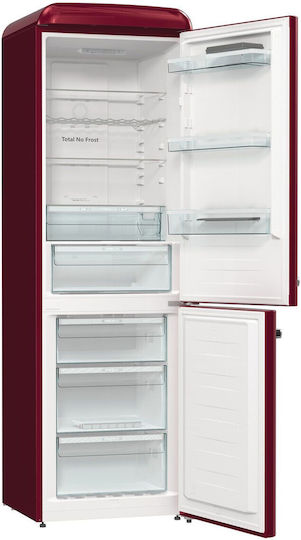 Hisense Kühlschränke Kühl-Gefrierkombination 300Es Total NoFrost H194xB60xT66.1cm. Rot RB390N4RRD