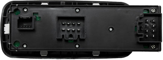 NTY Comutator geamuri auto pentru Ford Fiesta 2008+ 8+7+4pin Negru
