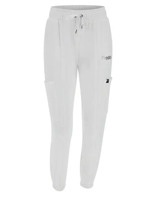 Pantaloni de Trening cu elastic Alb