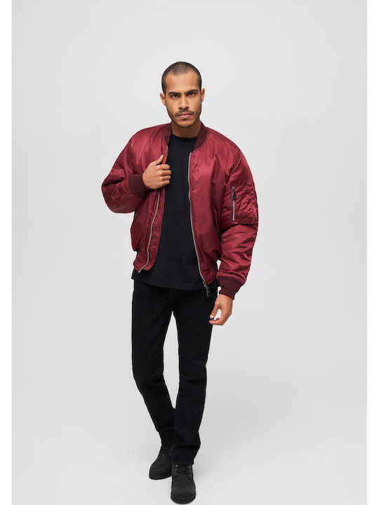 Jacket Bomber Waterproof Burgundy