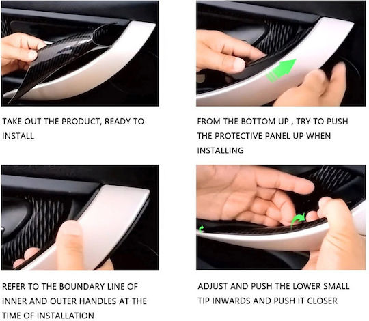 Carner Door handle Interior for Bmw 3 Front with installation Front Right / Rear Right BMW Series 3 F30 / F31 11-18 0027723