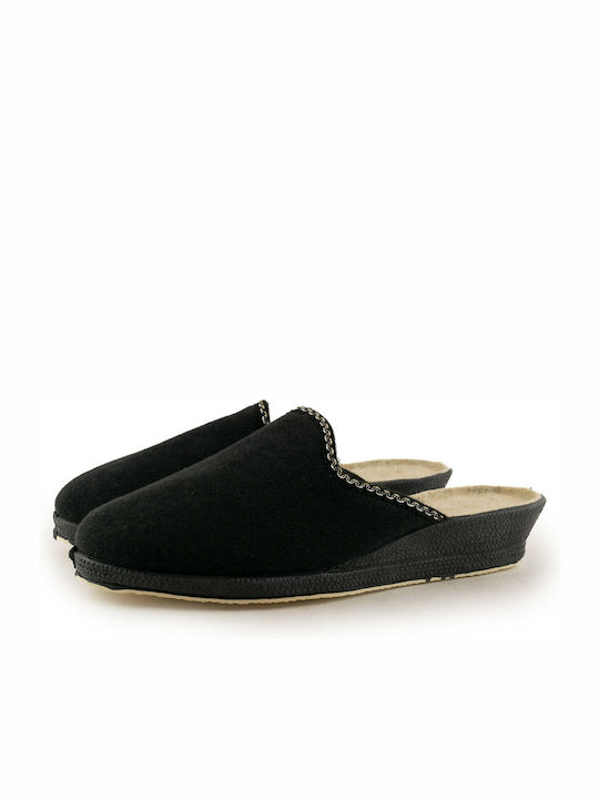 Adam's Shoes Women's Slipper In Black Colour