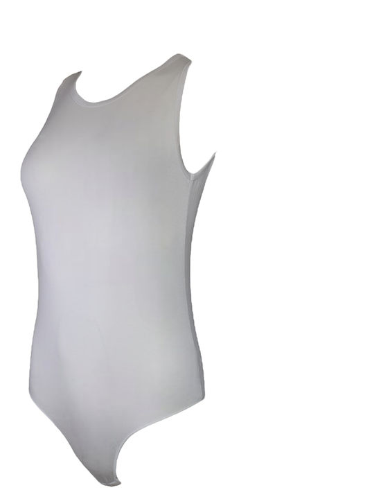 Lingerie Sleeveless Bodysuit White