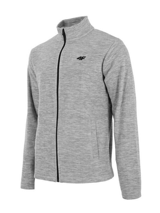 Ανδρική Ζακέτα Fleece Γκρι