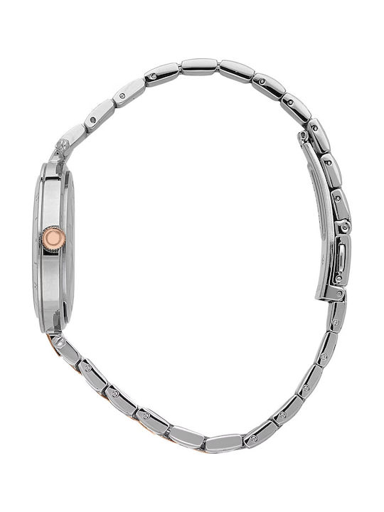 Trussardi T-shiny Damen Uhr mit Silber Metallarmband