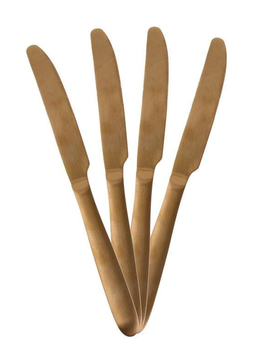 The Home Deco Factory 16-Piece Stainless Steel 18/10 Copper Cutlery Set