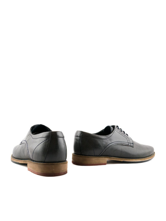 Leder Herren Freizeitschuhe Gray
