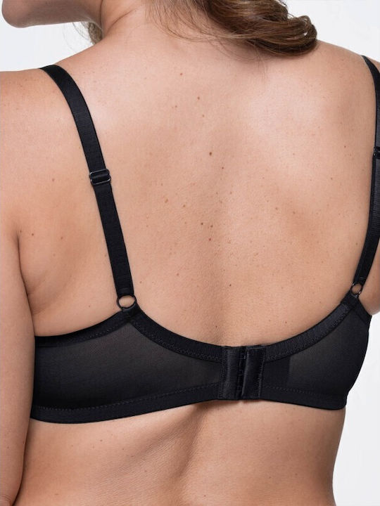 Makayla Bra Underwire Black/Bordeaux