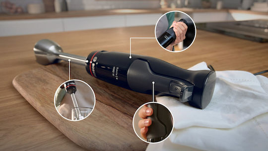 Bosch Serie 4 Ραβδομπλέντερ με Ανοξείδωτη Ράβδο 1000W Μαύρο
