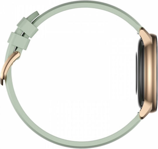 Oromed Active Pro 1 Aluminium Smartwatch με Παλμογράφο (Χρυσό / Πράσινο)