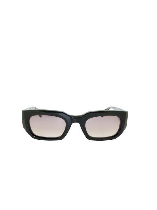 Gigi Barcelona Natalie Sunglasses with Black Plastic Frame and Gray Gradient Lens 6735/1