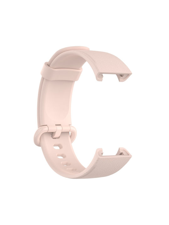 Litchi Texture Armband Synthetisches Leder Light Pink (Mi Watch Lite)