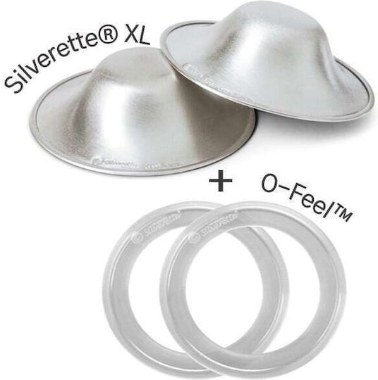 Silverette Πλενόμενα Επιθέματα Στήθους XL + O-Feel Κυπελλάκια Θηλών 4τμχ