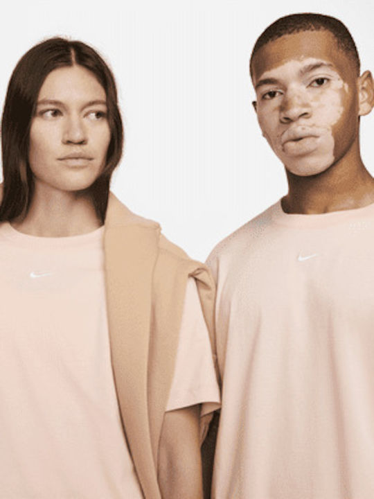 Nike Γυναικείο Αθλητικό T-shirt Ροζ