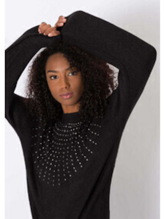 TIFFOSI SWEATER WITH APPLIQUE BLACK