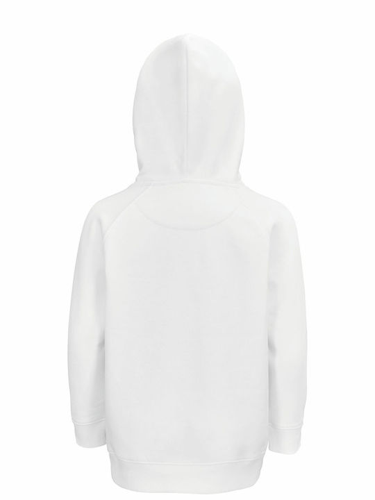 Kinder-Hoodie Unisex, Bio " PUCK GAMES ", Weiß