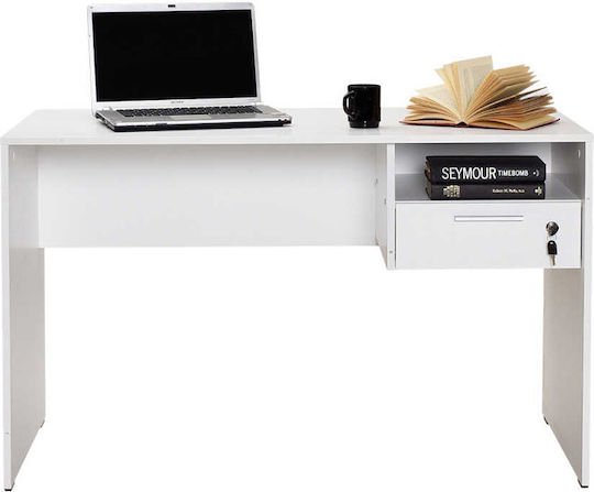 Schreibtisch Holz White 120x60x75cm