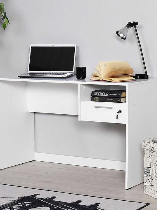 Birou din lemn Λευκό 120x60x75buc