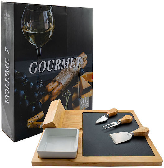 HFA Gourmet Servierplatte Stein 5Stück