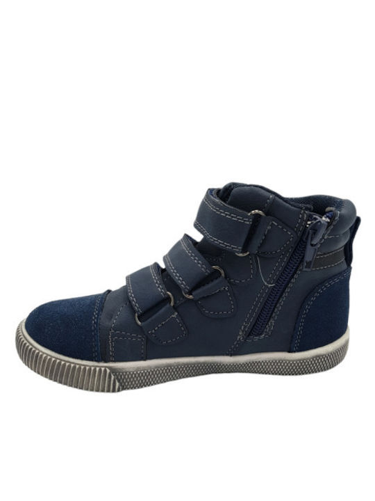 Oscal Kids Boots with Hoop & Loop Closure Navy Blue