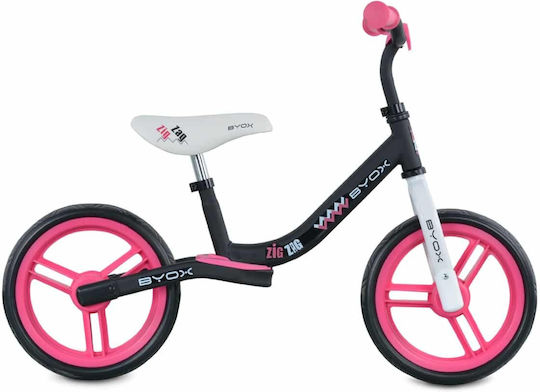 Byox Kids Balance Bike Zig Zag New Pink