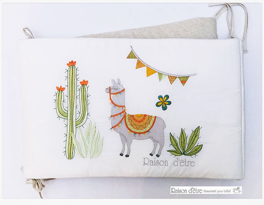 Raison D' Etre Hello Lama Πάντα Κλασική Εσωτερική Μπεζ 45x210cm