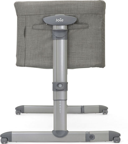 Joie Roomie Glide Baby Cradle with Mattress Side Opening and Wheels Foggy Gray