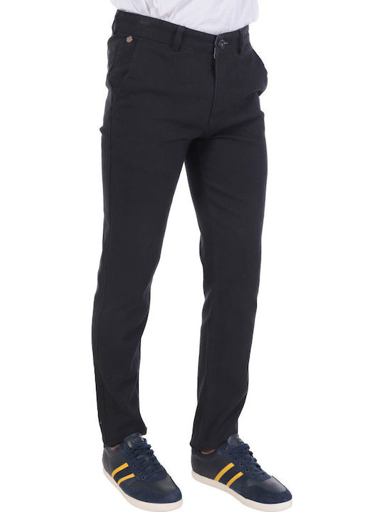 Hose Chino Elastisch Schwarz